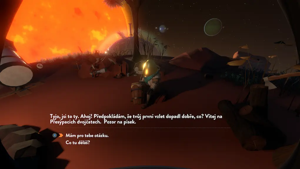 Czech translation of Outer Wilds - 0